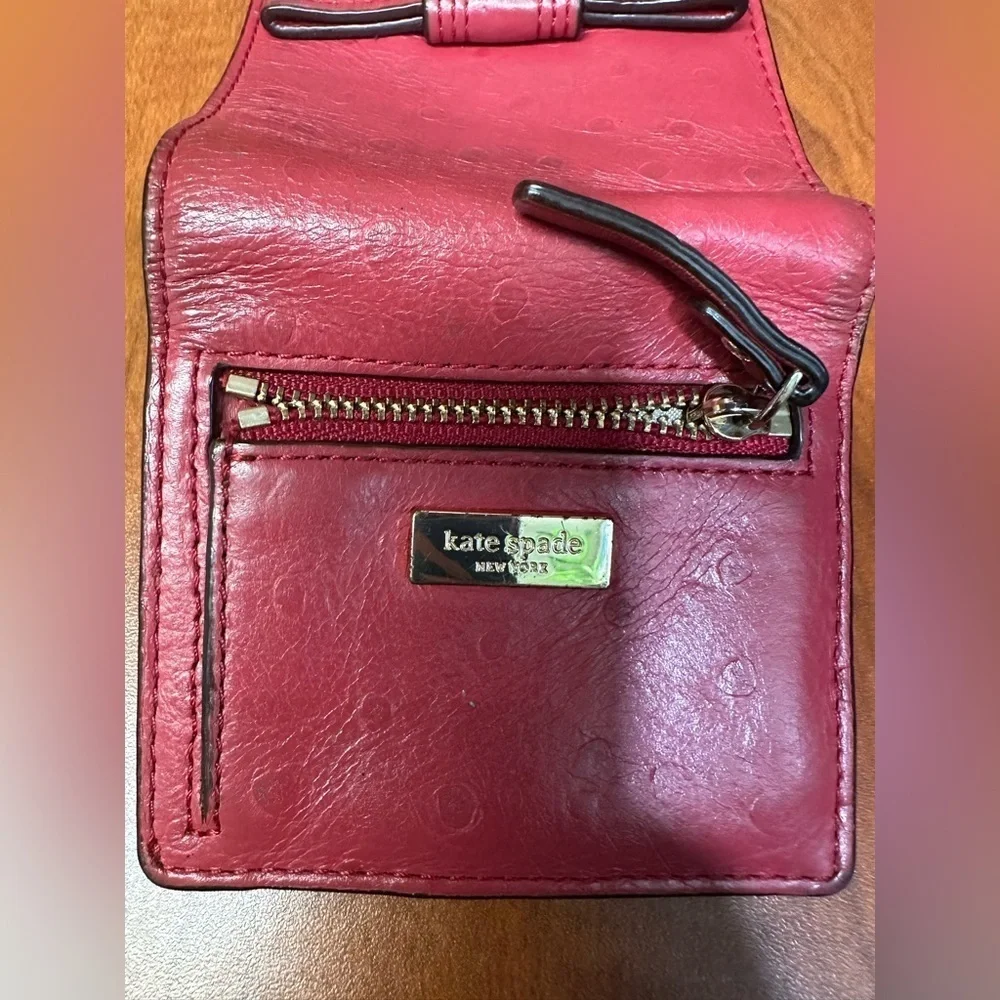Kate Spade Red Leather Wallet